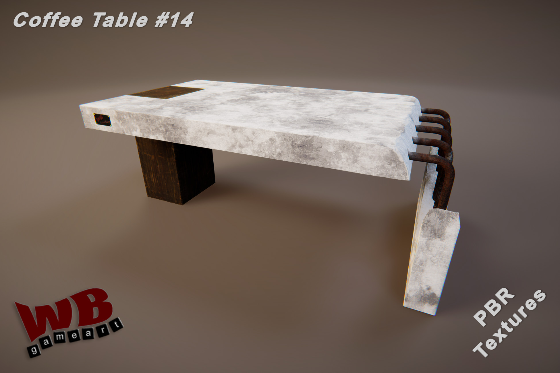 Unity End Table Coffee Table #14 | 3D Furniture | Unity Asset Store