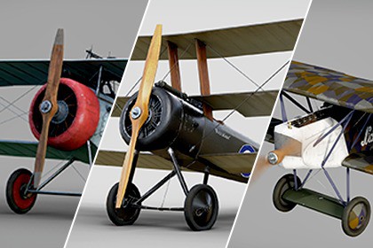 Military Aircrafts WW1 Bundle
