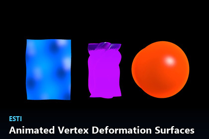 Animated Vertex Deformation Surfaces