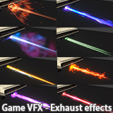 Game VFX - Exhaust jet effect