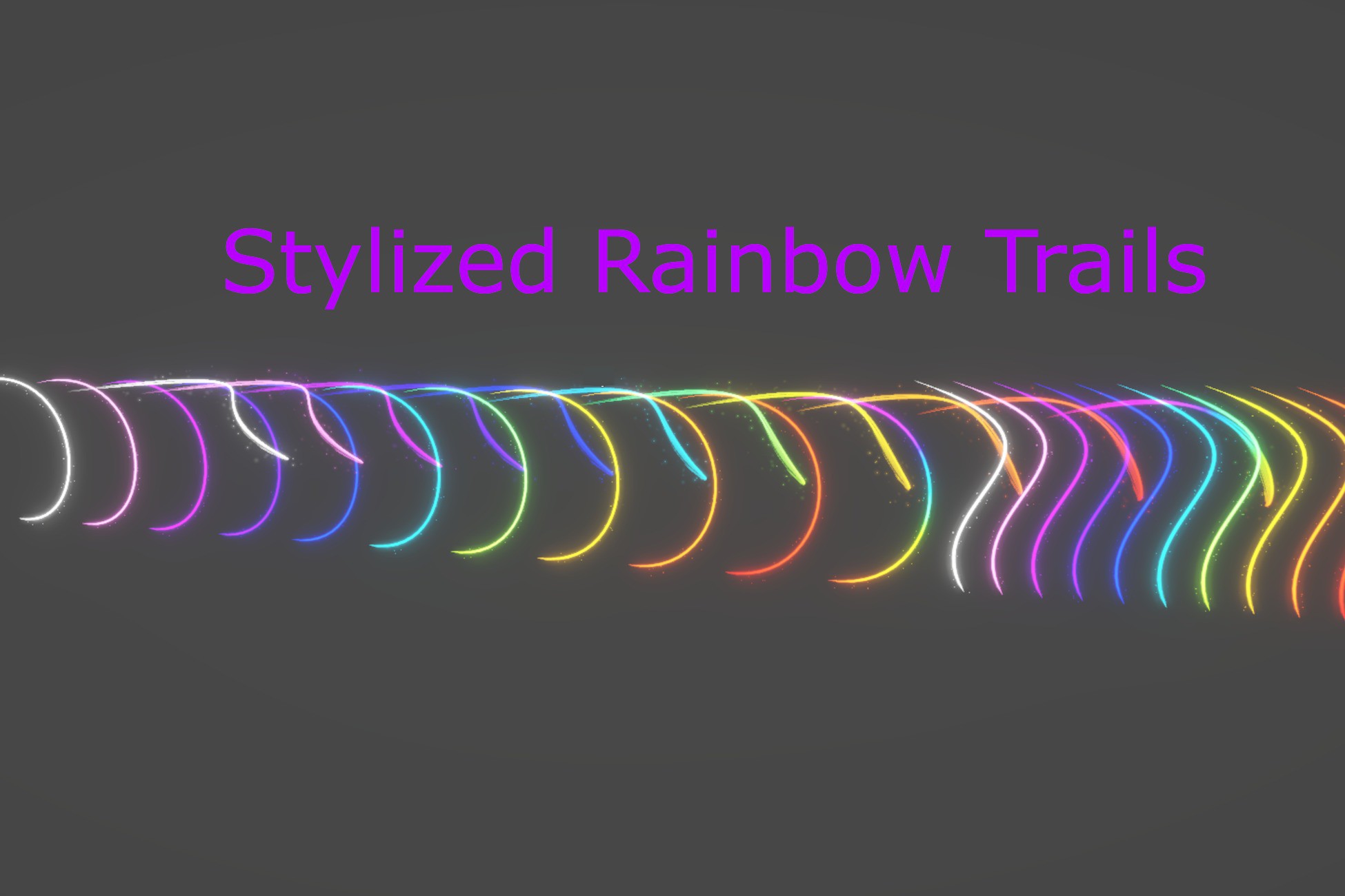Stylized Rainbow Trails | VFX Particles | Unity Asset Store