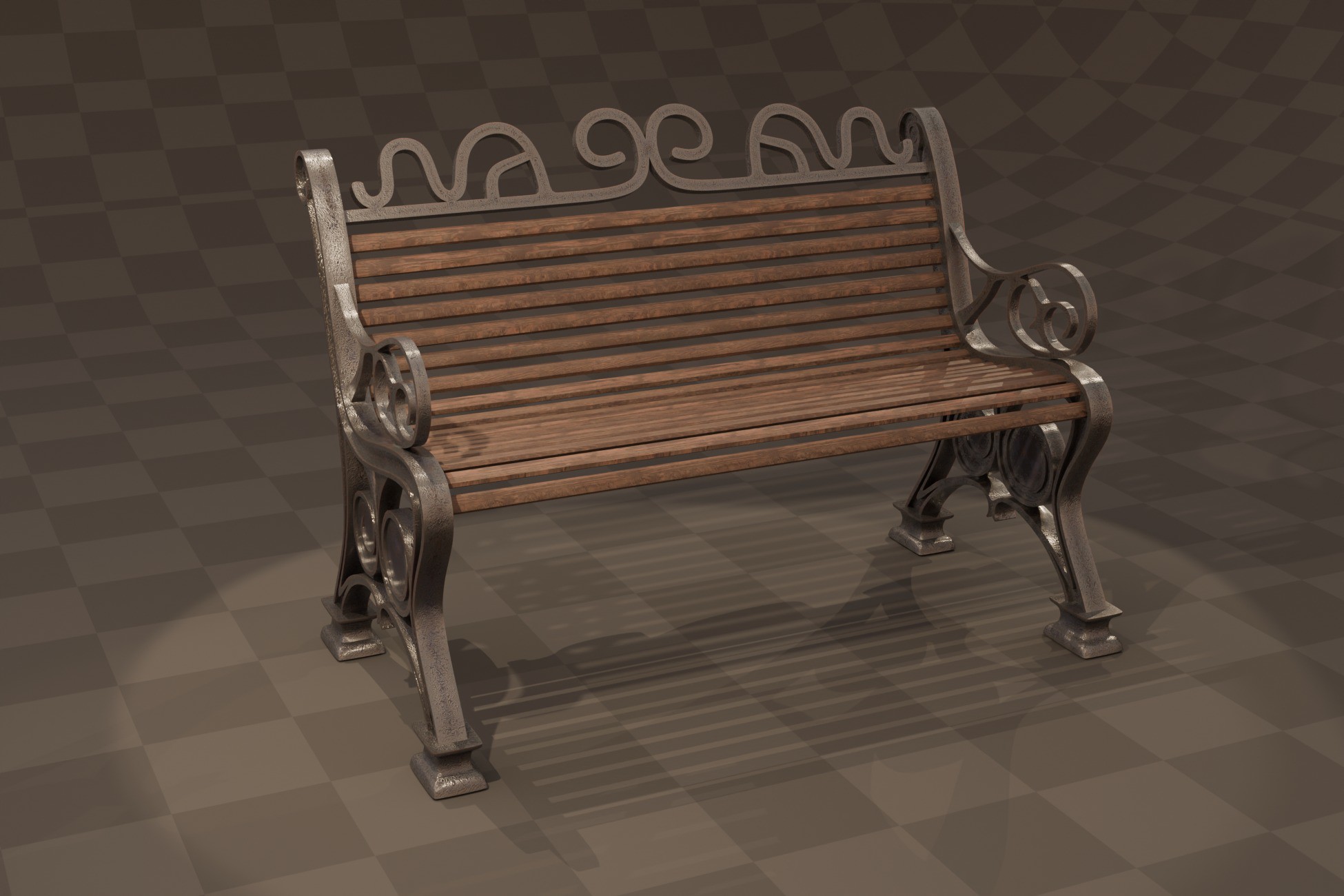 High Detail Bench | 3D 小道具 | Unity Asset Store