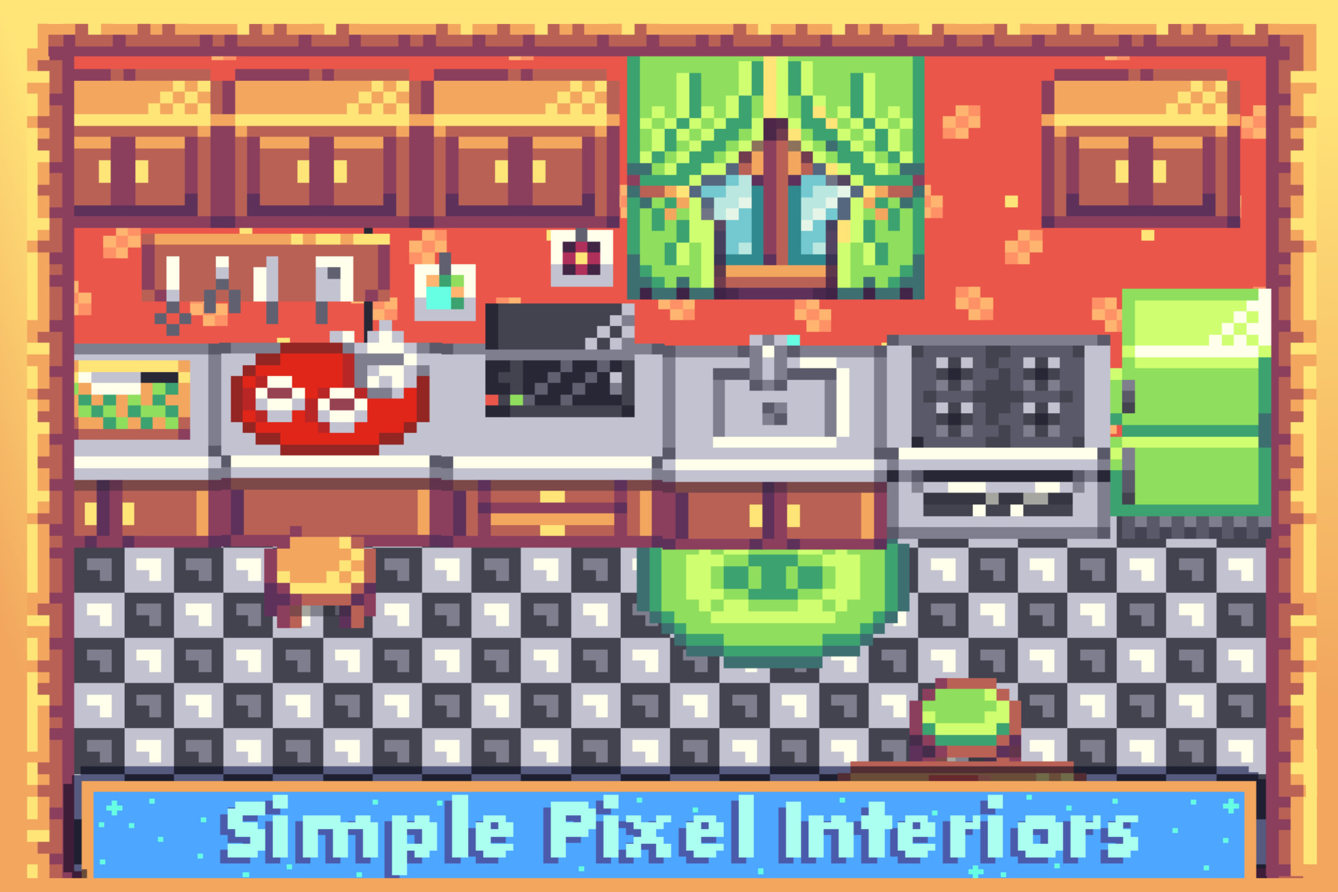 Simple Pixel Interiors | 2D Environments | Unity Asset Store