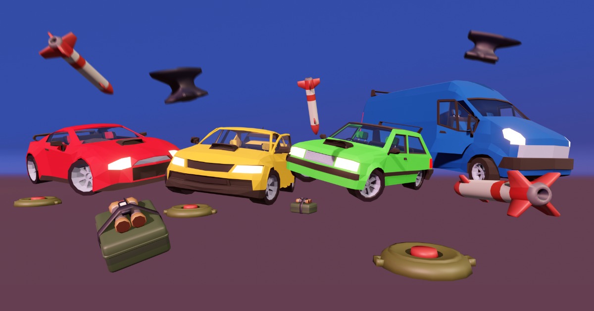 3D Game Objects - Car Combat Pack | 3D Land | Unity Asset Store