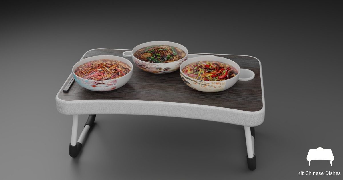 Kit Chinese Dishes | 3D Props | Unity Asset Store