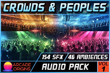 Crowds & Peoples Audio Pack | SFX & Ambiences | Vol. 1