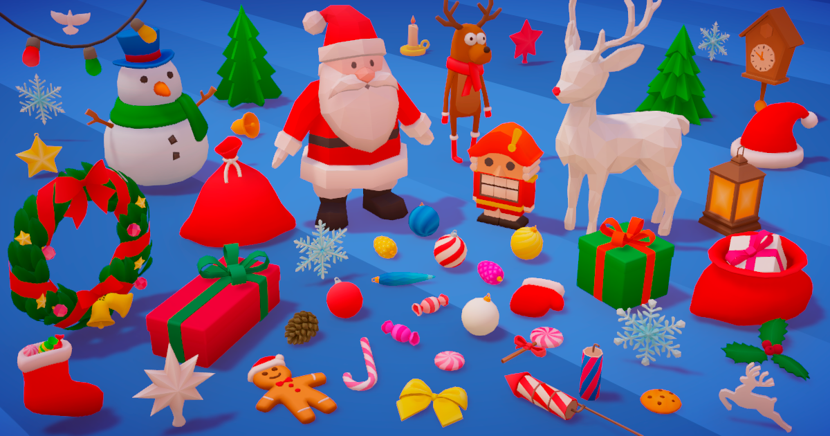 Christmas Decorations | 3D Props | Unity Asset Store