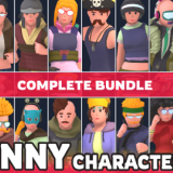 Customizable 3D Funny Characters Bundle