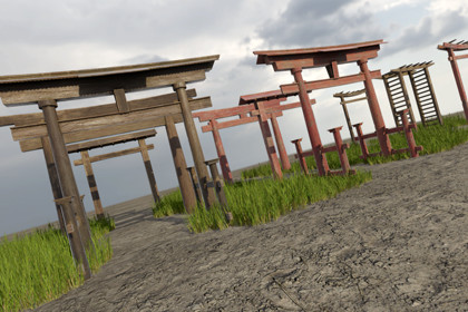 Asian Torii Gate