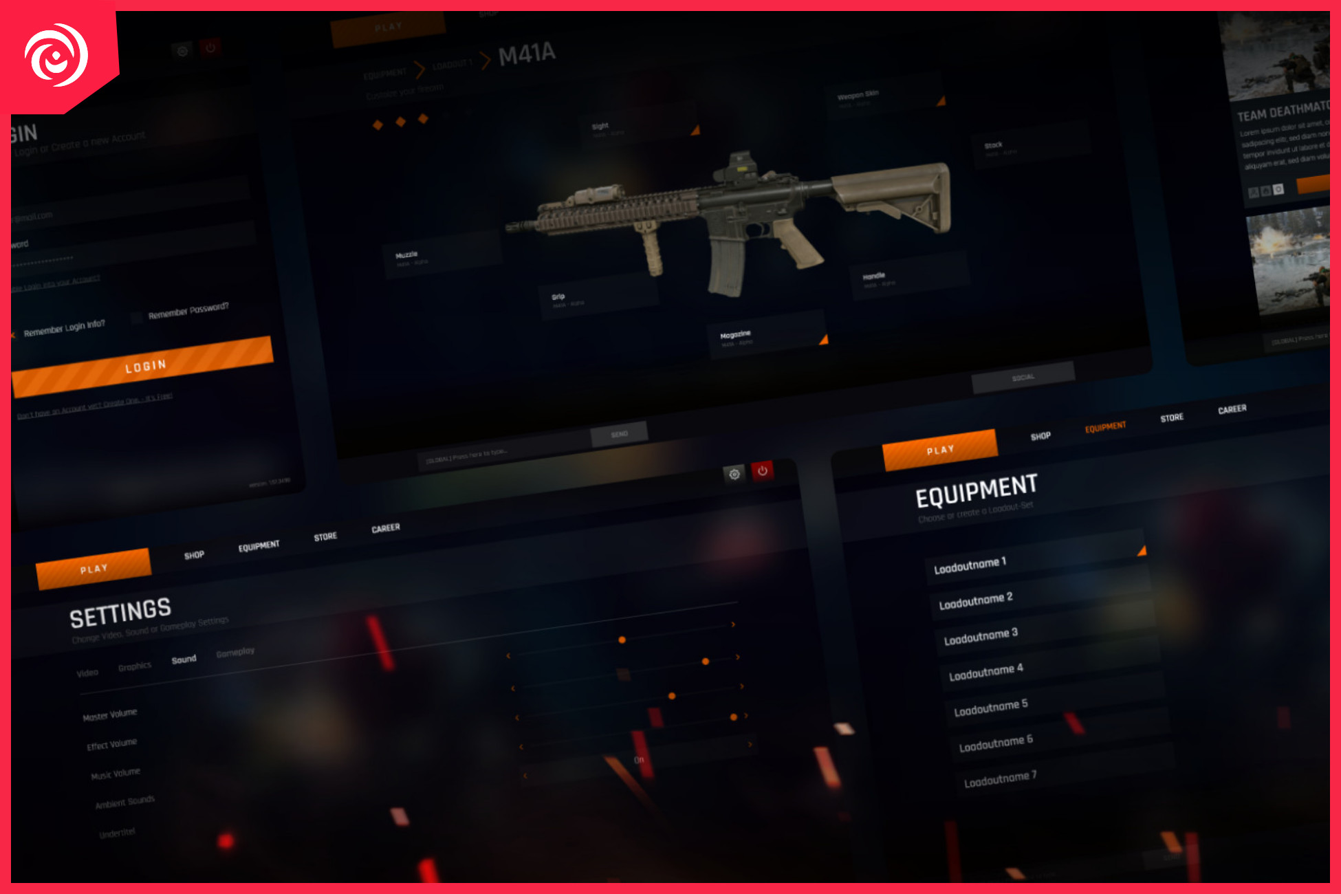 Shooter Game User Interface Starter | 2D GUI | Unity Asset Store