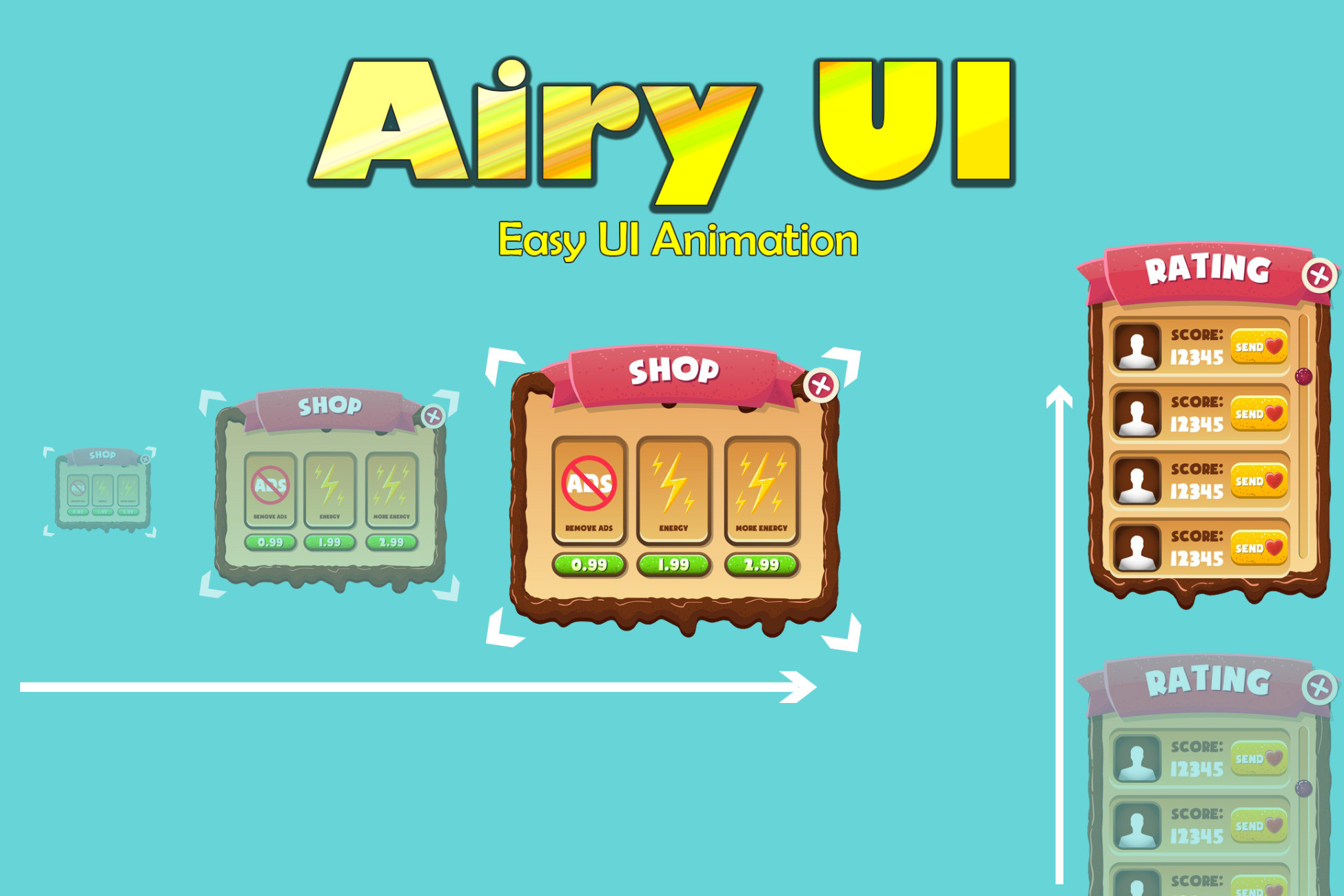 Airy UI - Easy UI Animation | GUI 도구 | Unity Asset Store