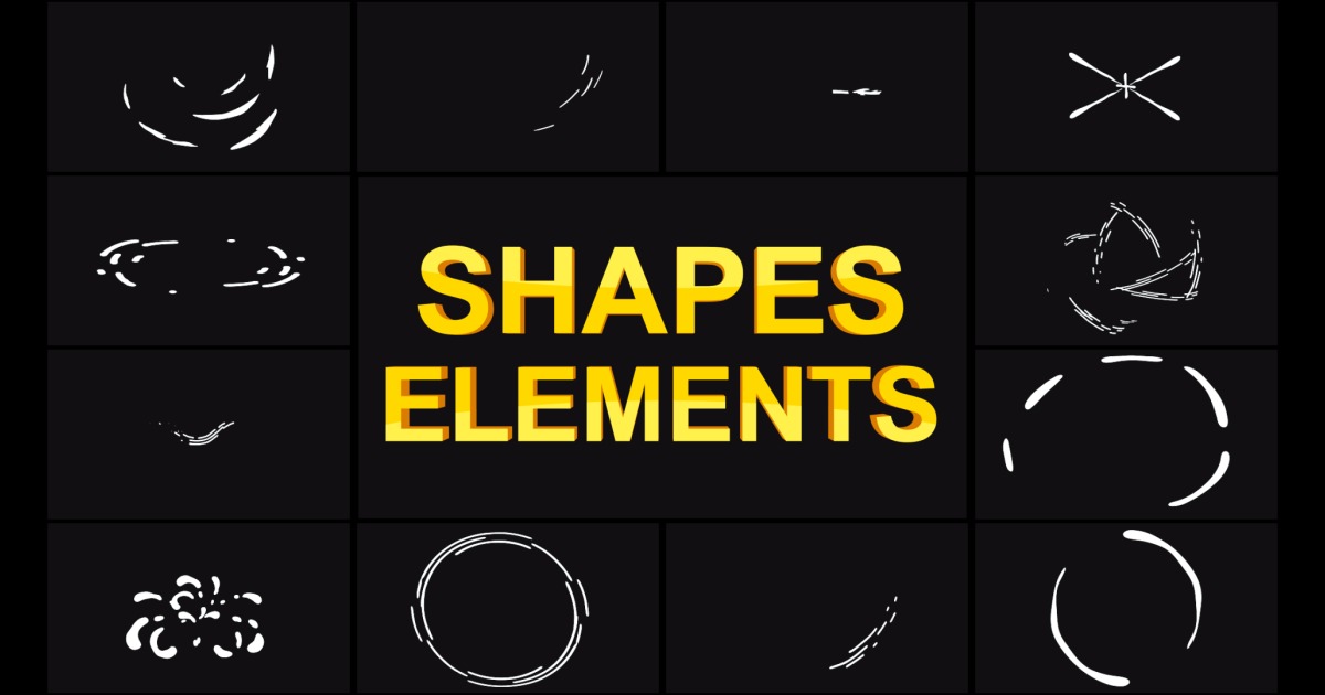 Unity Shape Outline 2d 2D Shapes Elements | VFX | Unity Asset Store