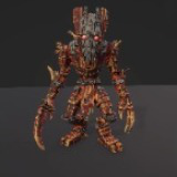 Stylized Wood Monster – Reaper Variant (Animated, LOD, Skins)