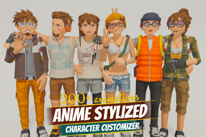 Anime Stylized Character Customizer