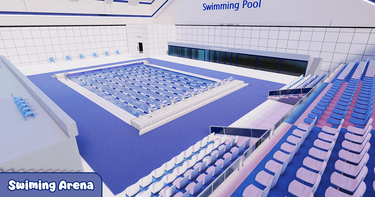 Indoor Swimming Pool - Olympic Pool | 3D Environments | Unity Asset Store