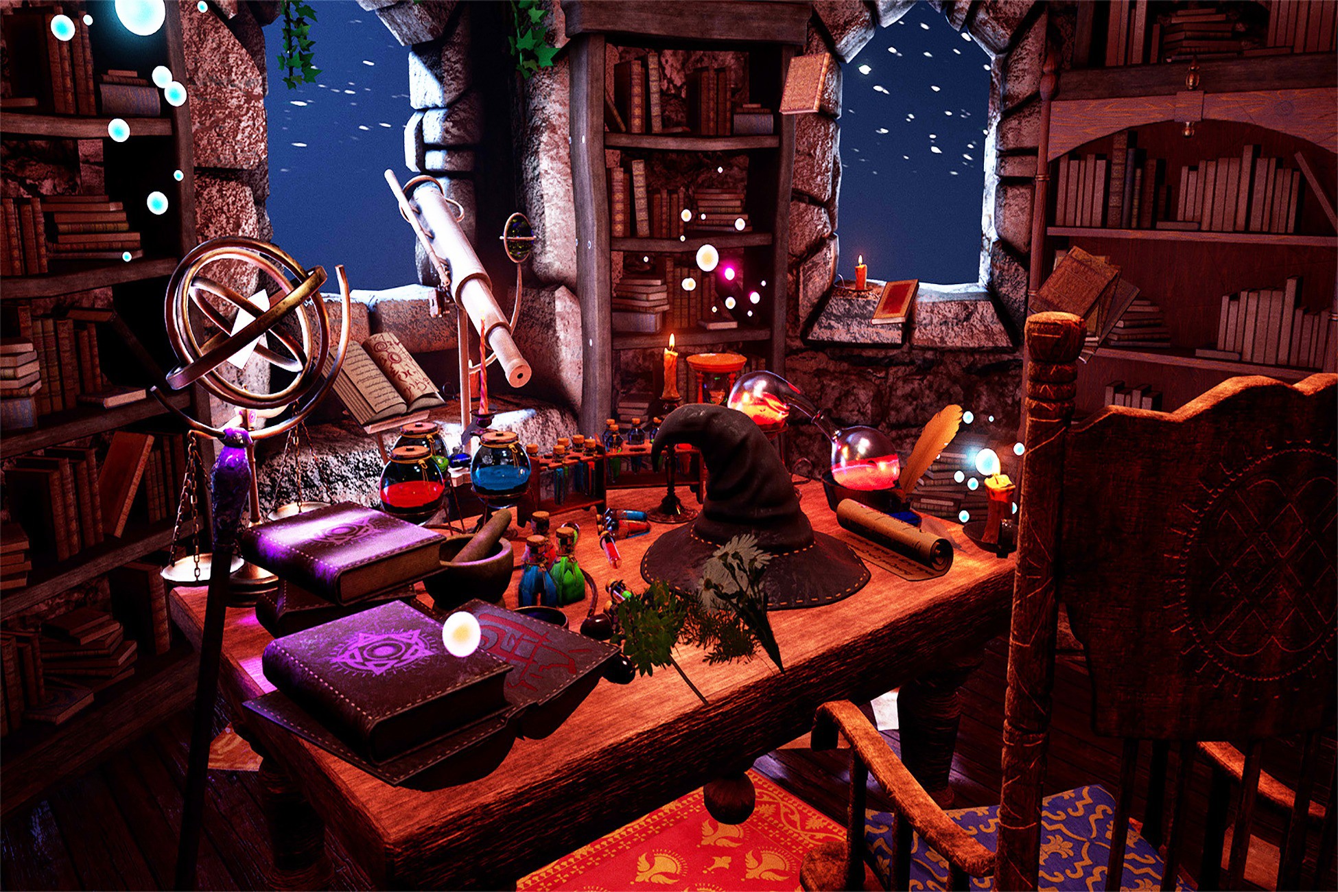 Wizard Room 89 Assets 3D Environments Unity Asset Store Wizard room 89 assets 3d environments unity asset store