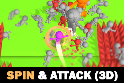Spin Attack 3D - HyperCasual Template