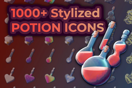 Stylized Potion Icon Pack