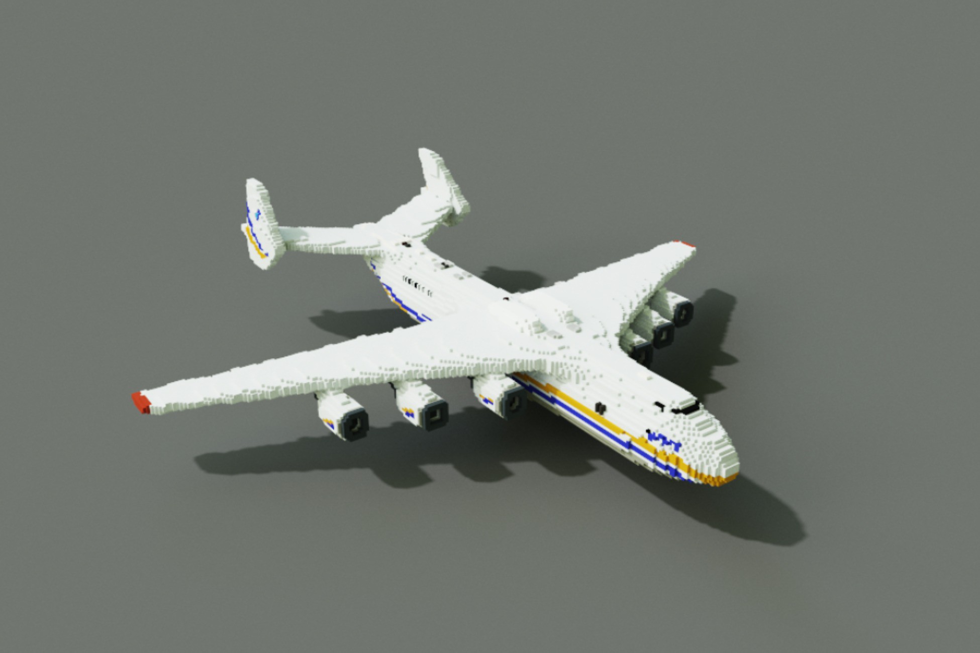Airplane 3D model Voxel | 3D Air | Unity Asset Store