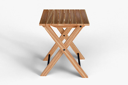 Foldable Wooden Side Table
