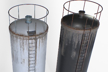 Old and Rusty Water Tanks 4