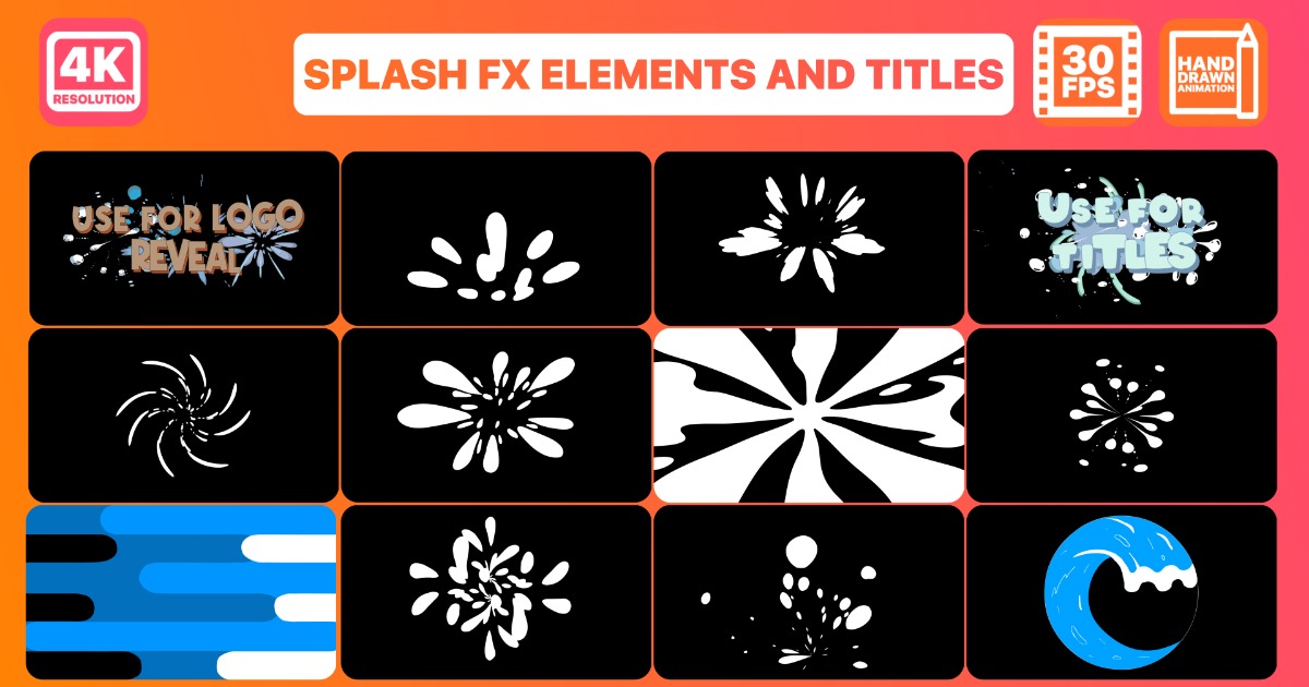 Water Splash Texture Unity Splash FX Pack (06.02) | 2D Textures & Materials | Unity Asset Store