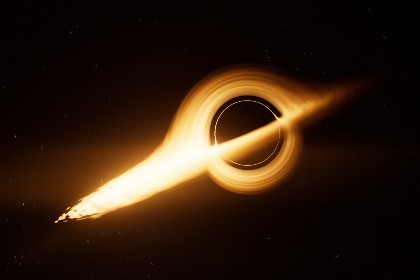 Black Hole with Volumetric Accretion Disk