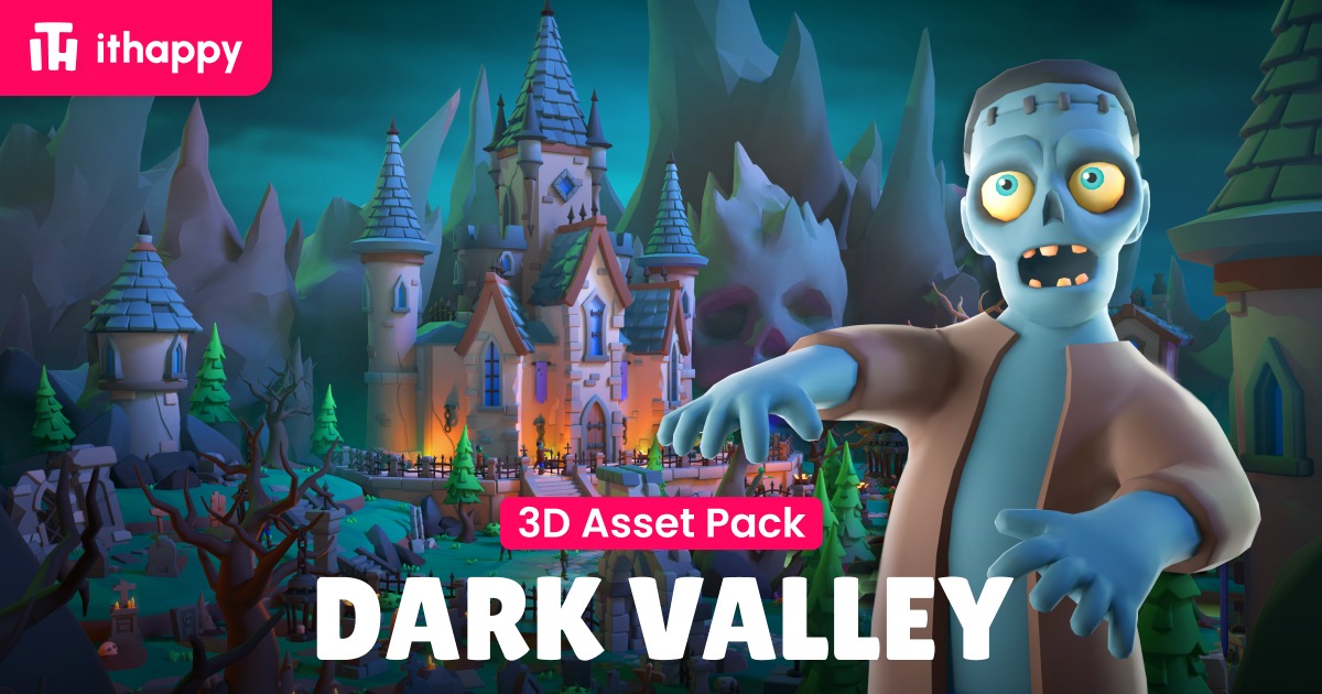 Dark Valley - Low Poly 3D Models Pack | 3D 판타지 | Unity Asset Store