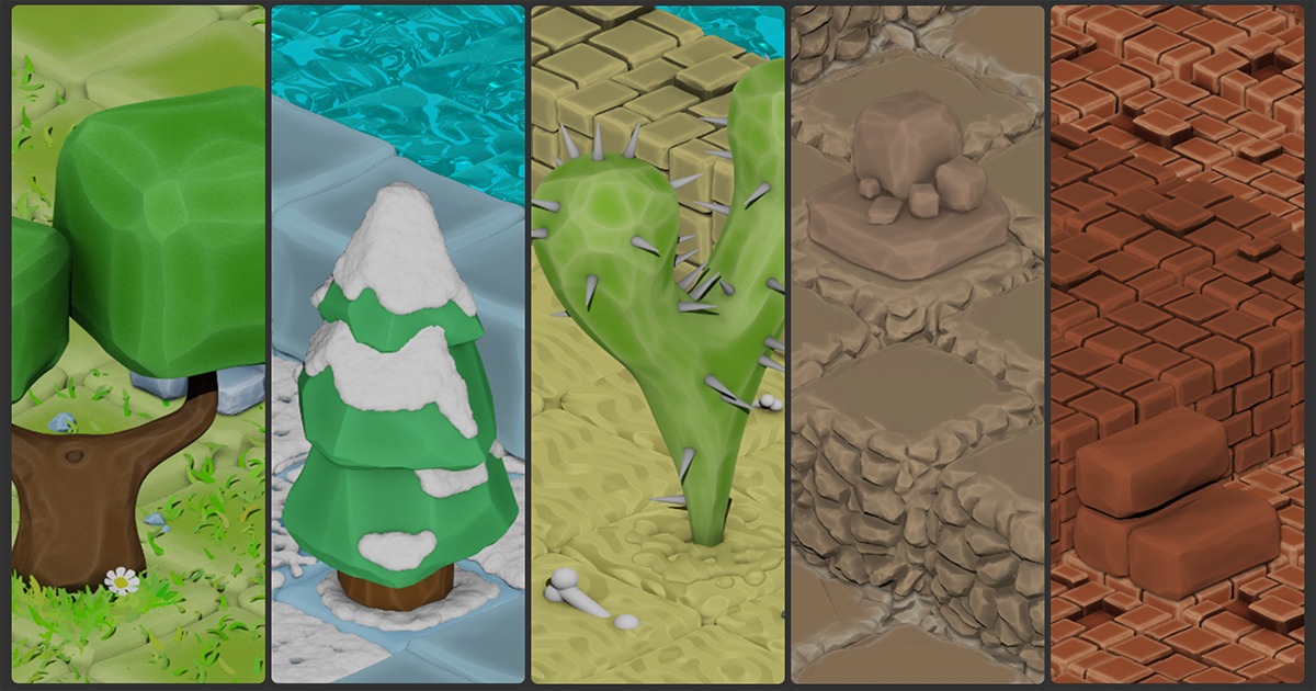 Cheeky Joy Isometric Tiles | 2D Environments | Unity Asset Store