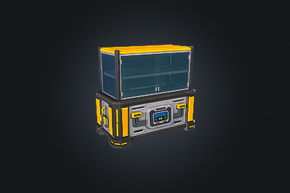 SCI-FI Furniture V1 - Futuristic | Game Ready PBR | Built-In & URP Compatible