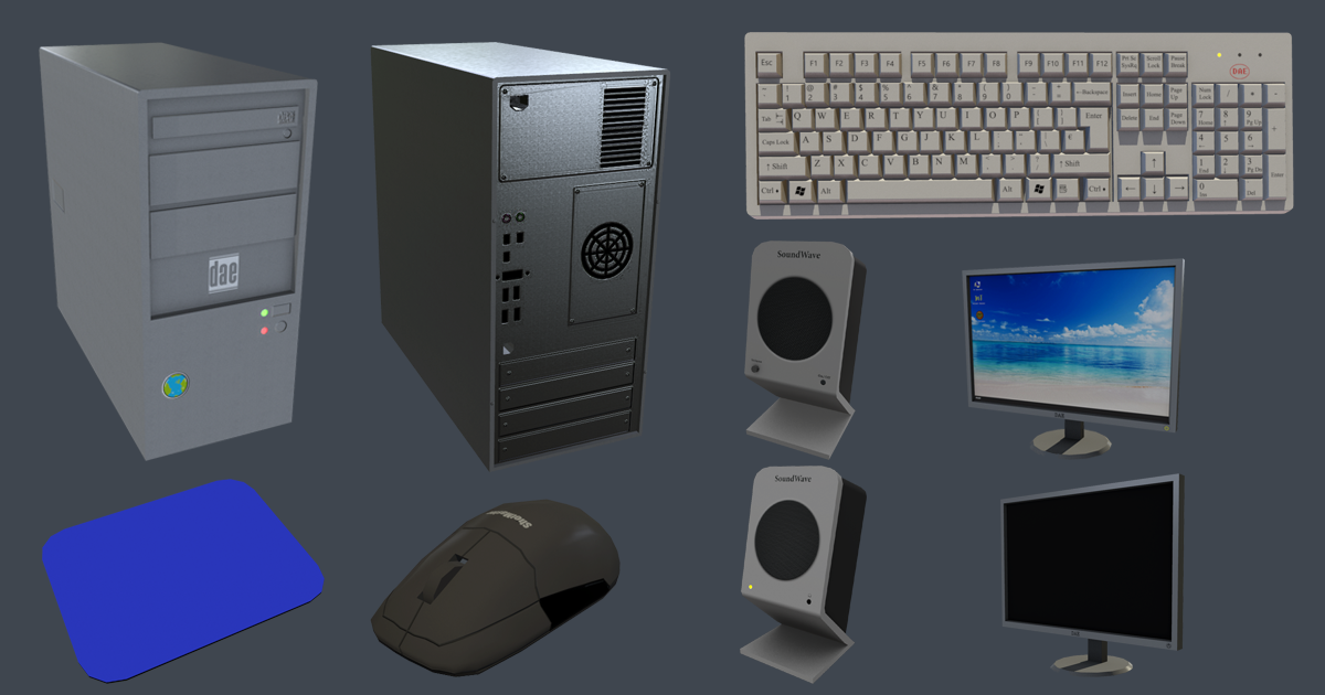 HQ Computer | 3D Electronics | Unity Asset Store