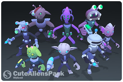 Stylized - CuteAliensPack