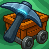 Mining Icons Pack – Pickaxes, Carts & Crystals for Resource Games