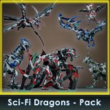 Sci-Fi Dragons Pack