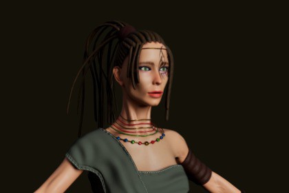 Girl Warrior Medieval