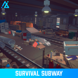 POLY - Survival Subway (SRP, URP, HDRP)