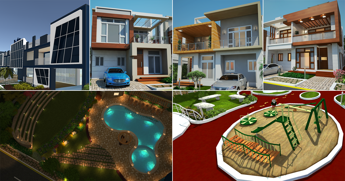 Modern Town Mega Pack | 3D Urban | Unity Asset Store