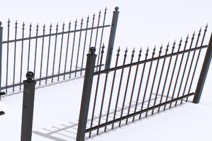 Metal Fences Pack 1