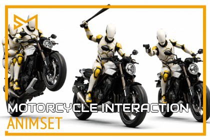 Motorcycle Interaction Animset