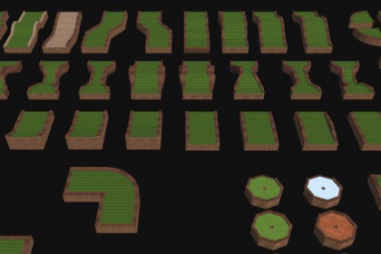 Mini Golf Course Tiles