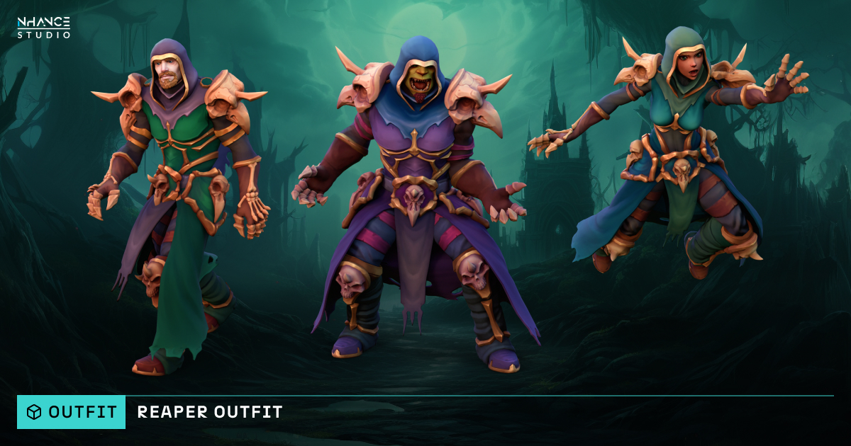 Unity Reaper Stylized Fantasy Reaper Outfit | 3D 캐릭터 | Unity Asset Store