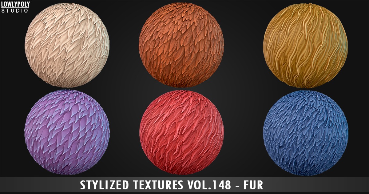 Fur Vol.148 - Stylized Textures | 2D Textures & Materials | Unity Asset ...