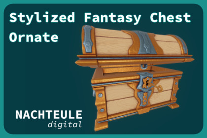 Stylized Fantasy Chest - Ornate