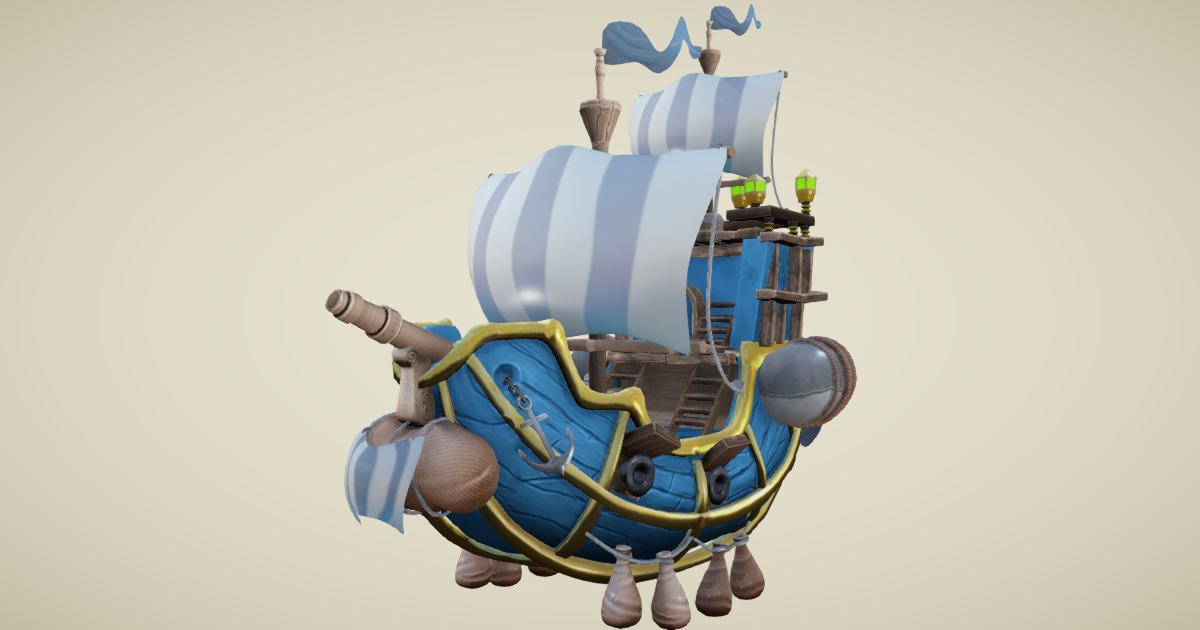 Flying Royal Ship | 3D 航空機 | Unity Asset Store