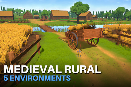 Medieval Rural Environments - Stylized Fantasy RPG Bundle