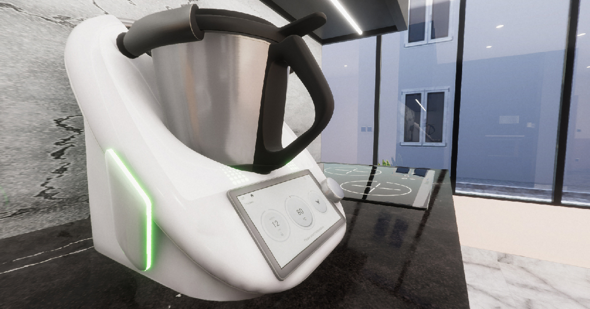 Unity Power Cooker All-in-one multicooker | 3D Interior | Unity Asset Store