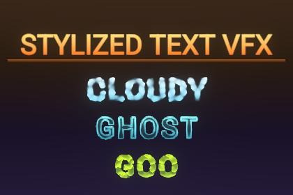 Stylized Fantasy Text VFX vol 1.