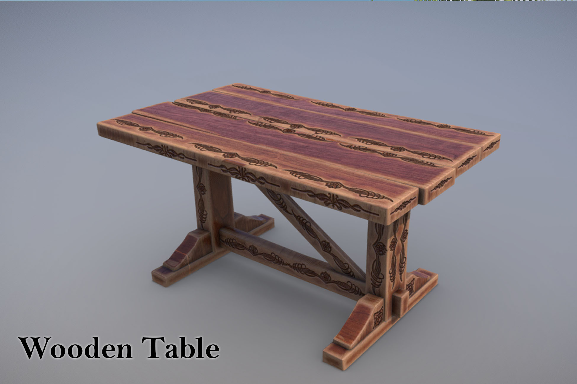Wooden Table | 3D 家具 | Unity Asset Store