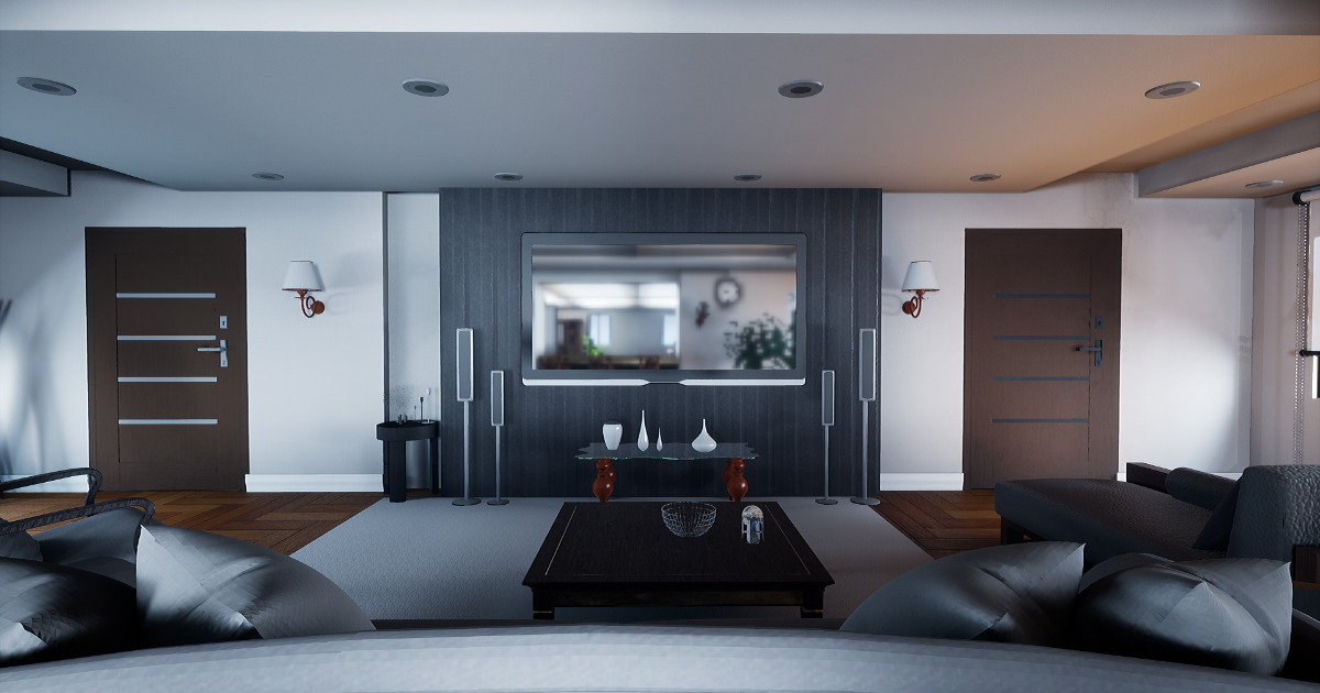 Modern Apartment 2 3D Environments Unity Asset Store