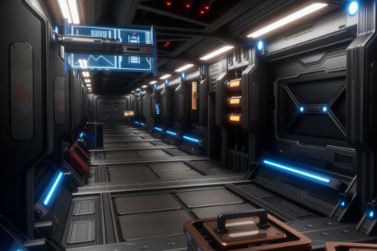 Sci Fi Hallway